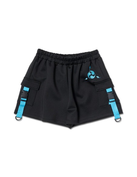 Uzurai Shorts in Black x Blue - ACDC Rag