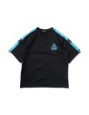 Oversized Uzurai T-Shirt in Black x Blue - ACDC Rag