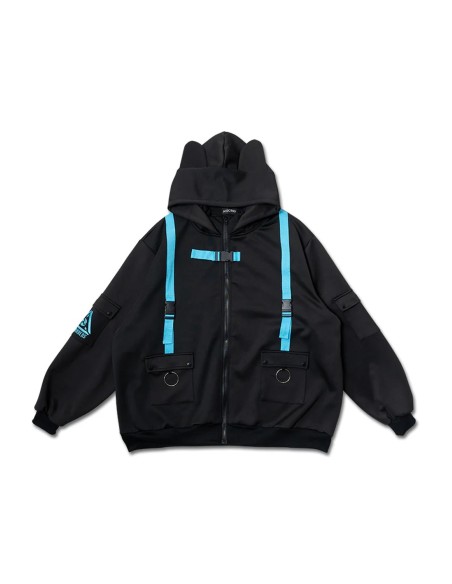 Uzurai Jacket in Black x Blue - ACDC Rag