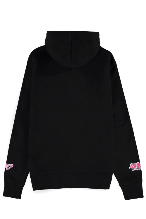 Sudadera con Capucha Logo Hatsune Miku en Negro