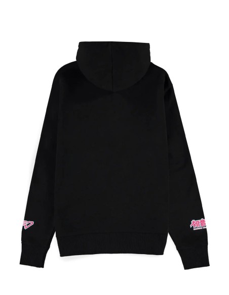 Hatsune Miku Logo Hoodie in Black