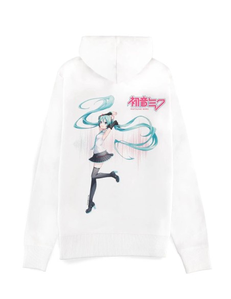 Sudadera con Capucha Live Concert Hatsune Miku en Blanco