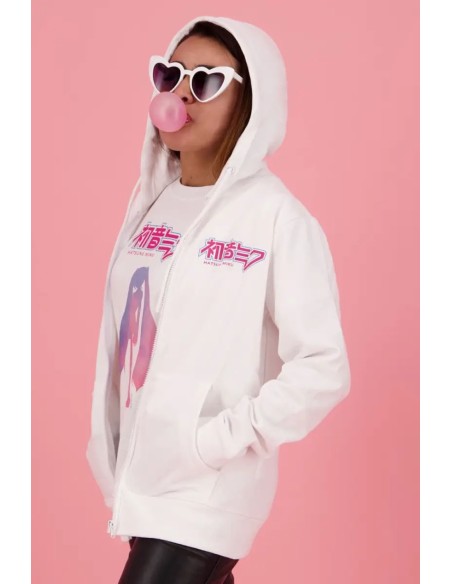 Hatsune Miku Live Concert Hoodie in White