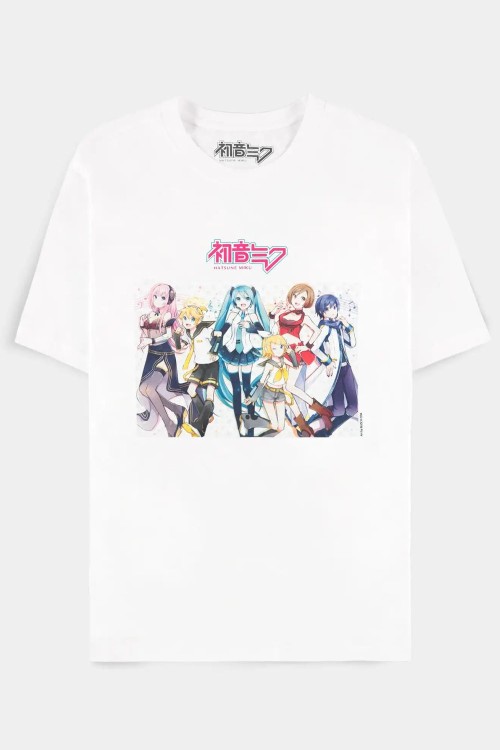 Camiseta Vocaloid Hatsune Miku en Blanco