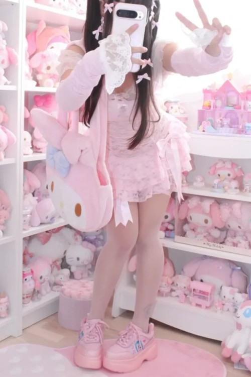 Bambas Deportivas con Plataforma Virtual Diva en Rosa - Hatsune Miku x Koi Footwear