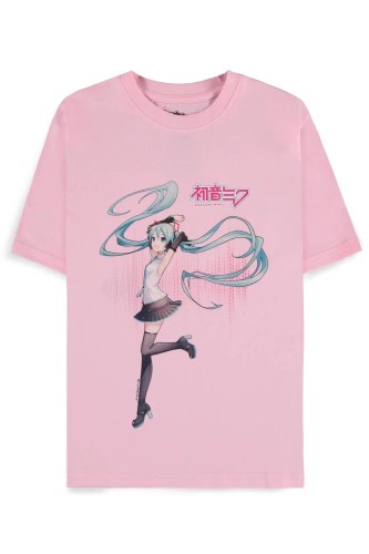 Hatsune Miku Live Concert T-shirt in Pink