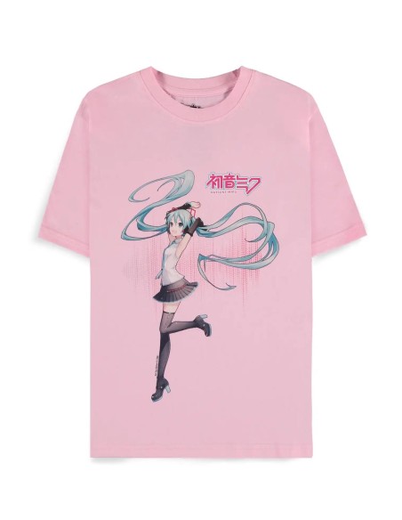 Camiseta Hatsune Miku Live Concert en Rosa