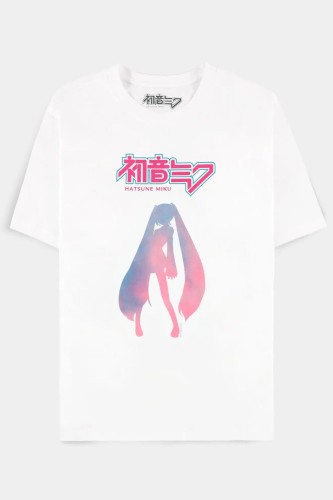Camiseta Projection Hatsune Miku en Blanco