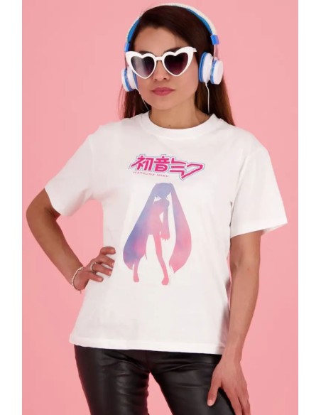 Projection Hatsune Miku T-shirt in White