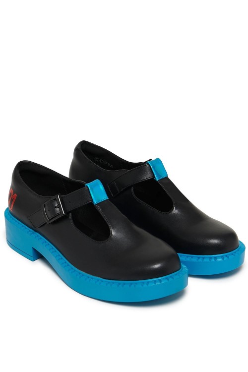 Mary Janes en Negro x Turquesa - Hatsune Miku x Koi Footwear