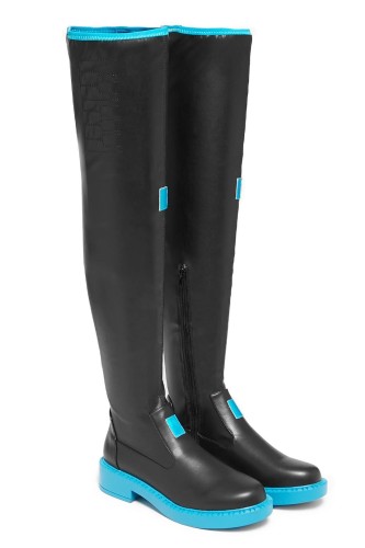 Botas Long Boots en Negro - Hatsune Miku x Koi Footwear