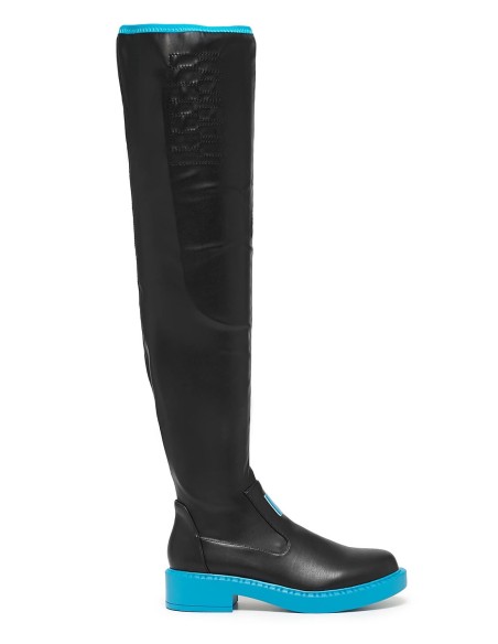 Botas Long Boots en Negro - Hatsune Miku x Koi Footwear