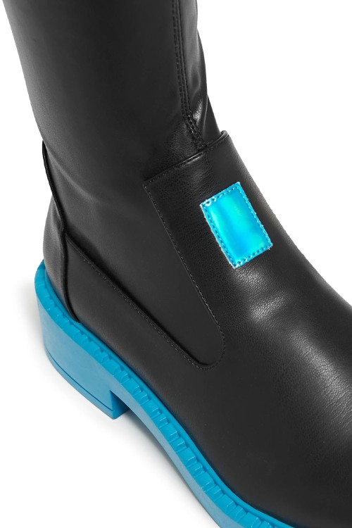 Long Boots in Black - Hatsune Miku x Koi Footwear