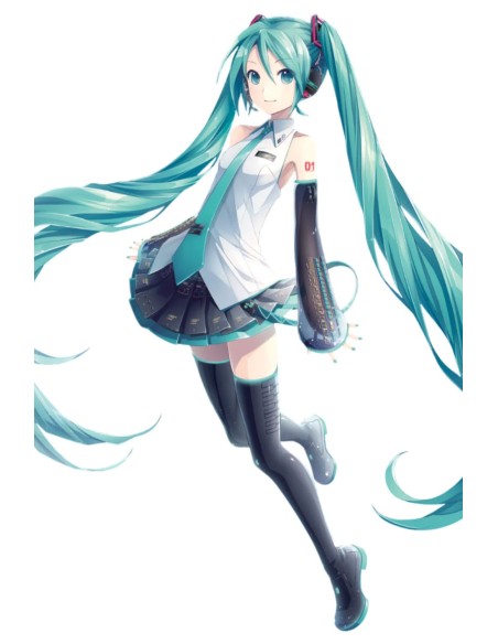 Long Boots in Black - Hatsune Miku x Koi Footwear