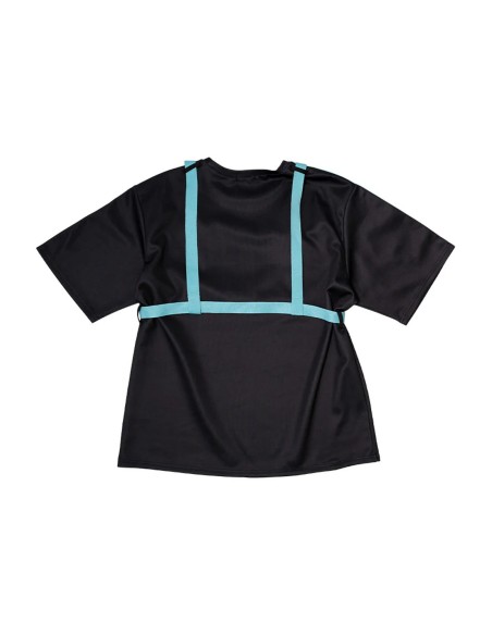 Oversized T-shirt Error Code in Black x Turquoise - ACDC Rag