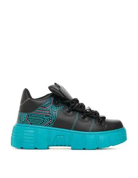 Bambas de Plataforma Circuit Pulse - Hatsune Miku x Koi Footwear