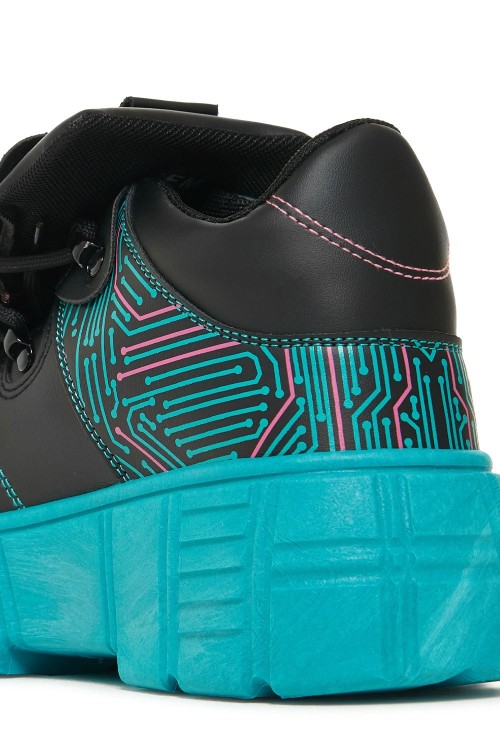 Circuit Pulse Platform Sneakers - Hatsune Miku x Koi Footwear
