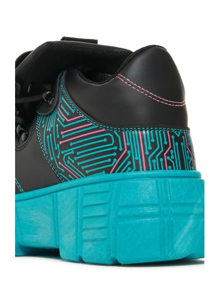 Bambas de Plataforma Circuit Pulse - Hatsune Miku x Koi Footwear