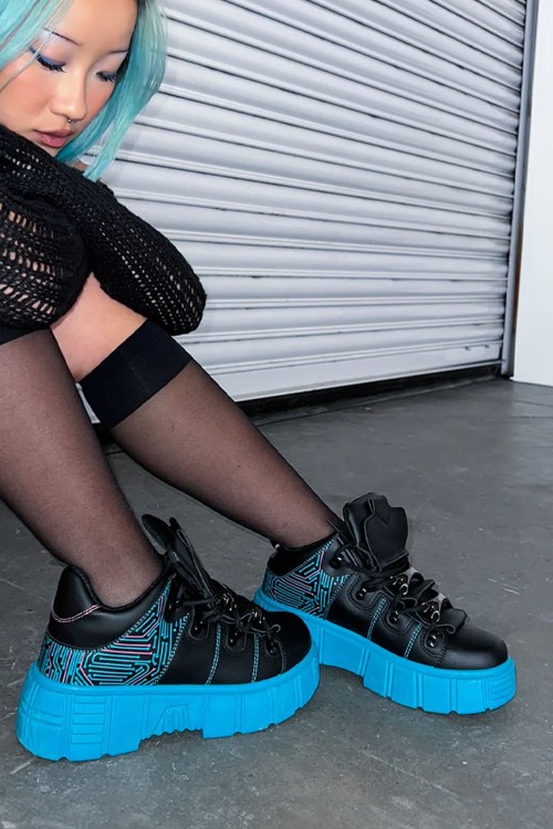 Circuit Pulse Platform Sneakers - Hatsune Miku x Koi Footwear