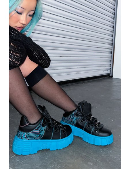 Bambas de Plataforma Circuit Pulse - Hatsune Miku x Koi Footwear