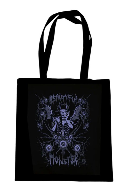 Tote Bag de Algodón Beautiful Monster - Pinku Kult