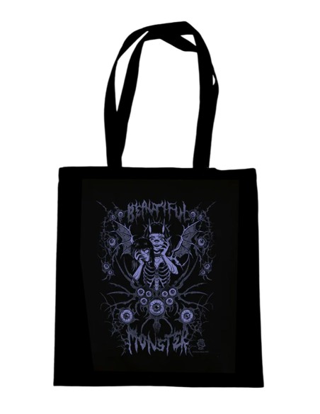 Tote Bag de Algodón Beautiful Monster - Pinku Kult