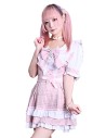 Underground Idol Jirai Kei Dress in Pink Tartan - Jill Punk