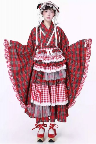 Chaqueta Kimono Haori con Cinturón Retro Showa ~ SOS MEME CLUB 2