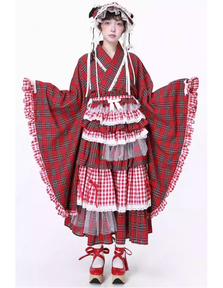 Showa Retro Belted Haori Kimono Jacket ~ SOS MEME CLUB