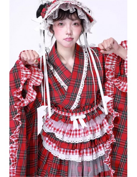 Showa Retro Belted Haori Kimono Jacket ~ SOS MEME CLUB