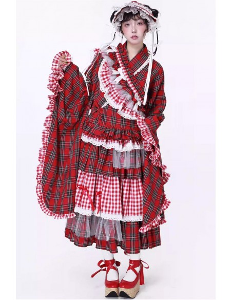 Showa Retro Belted Haori Kimono Jacket ~ SOS MEME CLUB