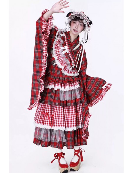 Showa Retro Belted Haori Kimono Jacket ~ SOS MEME CLUB