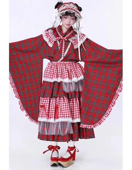 Chaqueta Kimono Haori con Cinturón Retro Showa ~ SOS MEME CLUB