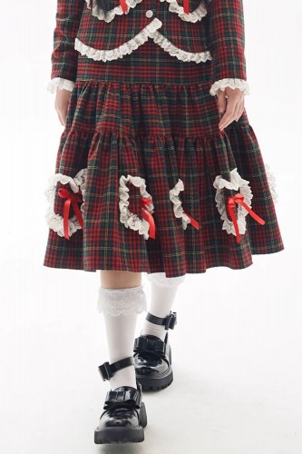 Falda Retro Classic Tartan ~ SOS MEME CLUB