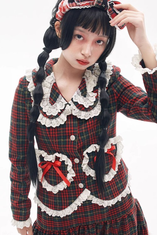 Retro Classic Tartan Jacket ~ SOS MEME CLUB