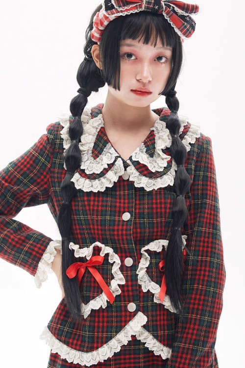 Retro Classic Tartan Jacket ~ SOS MEME CLUB