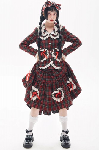 Retro Classic Tartan Jacket ~ SOS MEME CLUB 2