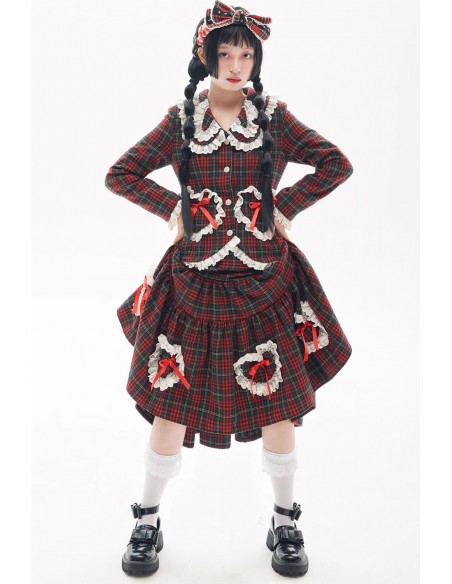 Retro Classic Tartan Jacket ~ SOS MEME CLUB