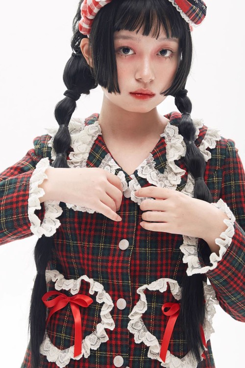 Retro Classic Tartan Jacket ~ SOS MEME CLUB