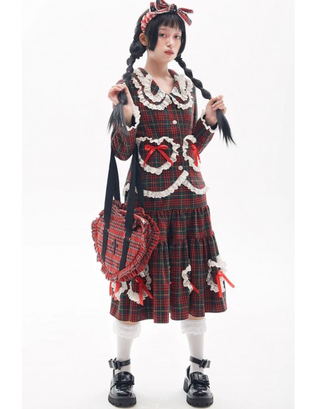 Retro Classic Tartan Jacket ~ SOS MEME CLUB