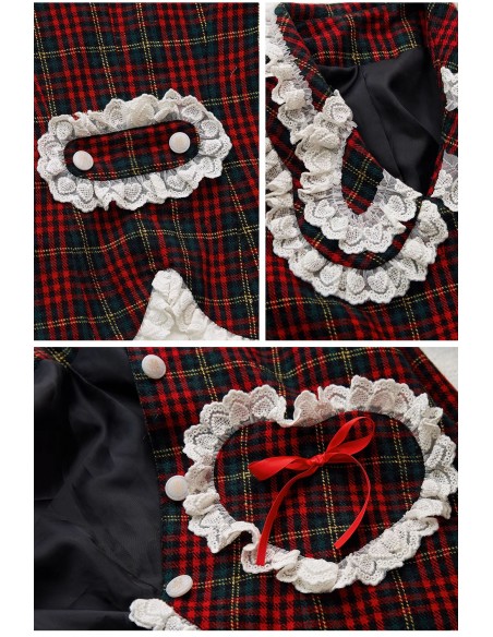 Retro Classic Tartan Jacket ~ SOS MEME CLUB