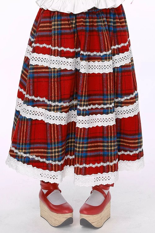 Winter Tartan Skirt ~ SOS MEME CLUB