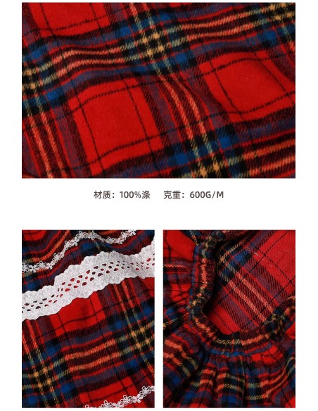 Falda Winter Tartan ~ SOS MEME CLUB