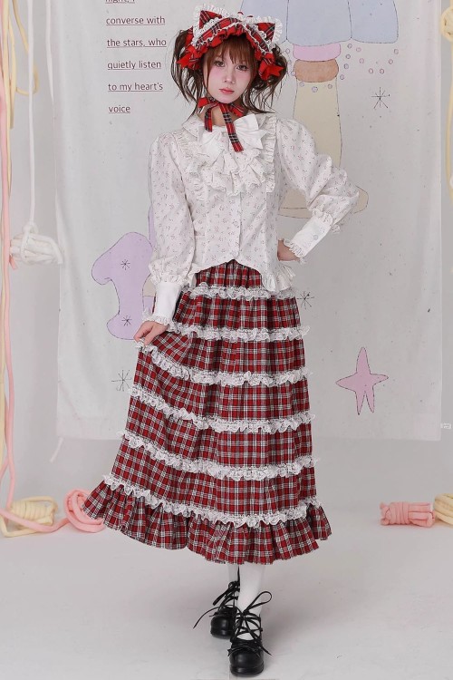 Retro Vintage Flowers White Long Sleeve Blouse ~ SOS MEME CLUB