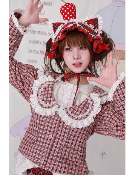 Chaqueta Vintage Showa Tartan Tweed ~ SOS MEME CLUB