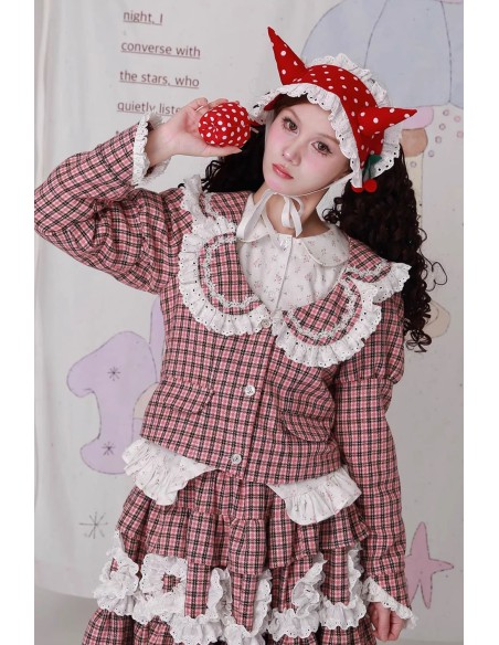 Chaqueta Vintage Showa Tartan Tweed ~ SOS MEME CLUB