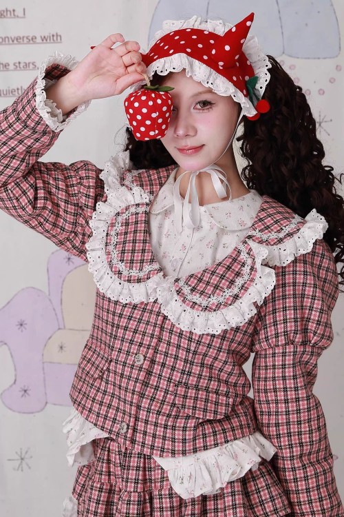 Vintage Showa Tartan Tweed Jacket ~ SOS MEME CLUB