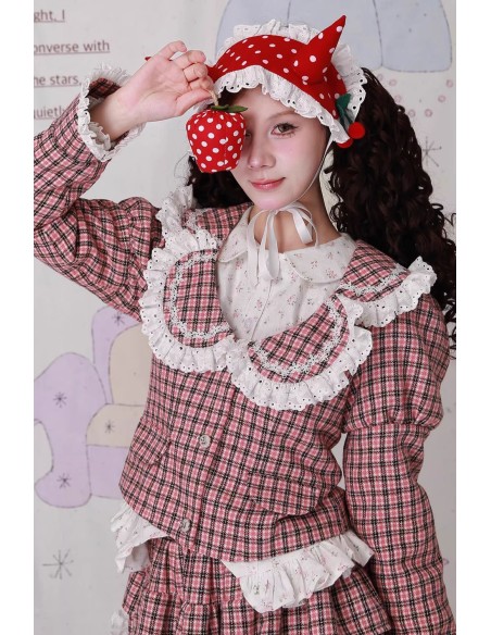 Vintage Showa Tartan Tweed Jacket ~ SOS MEME CLUB