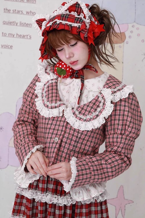 Chaqueta Vintage Showa Tartan Tweed ~ SOS MEME CLUB