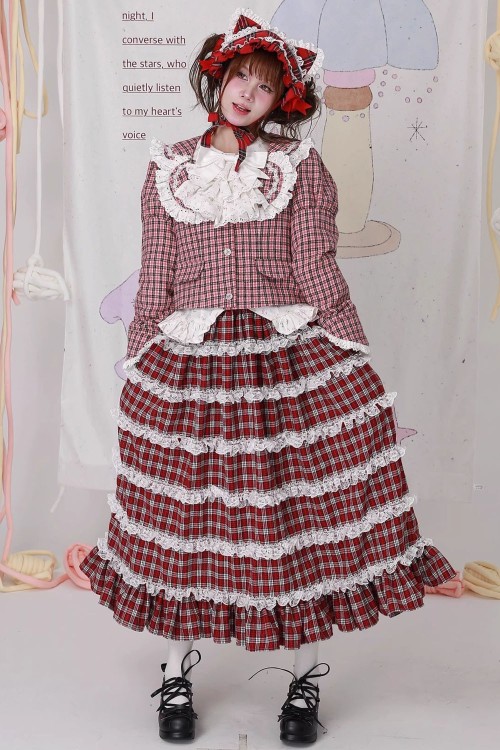 Chaqueta Vintage Showa Tartan Tweed ~ SOS MEME CLUB